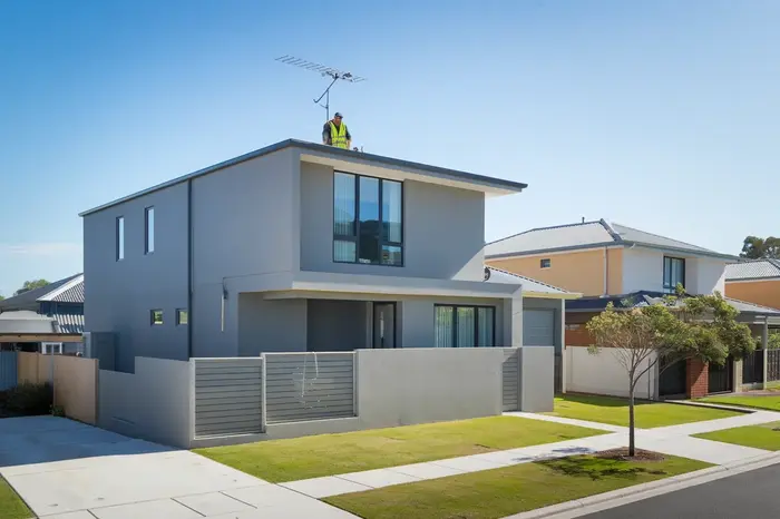 TV antenna Canning installation on tiled suburban roof